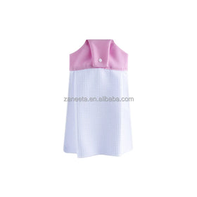 Blank Sublimation Hanging Kitchen Hand Towels with Ties