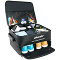 Factory Wholesale OEM ODM  Waterproof Polyester Thick Padding  2 Layer Trunk Organizer Logo Custom Golf Shoe Bags