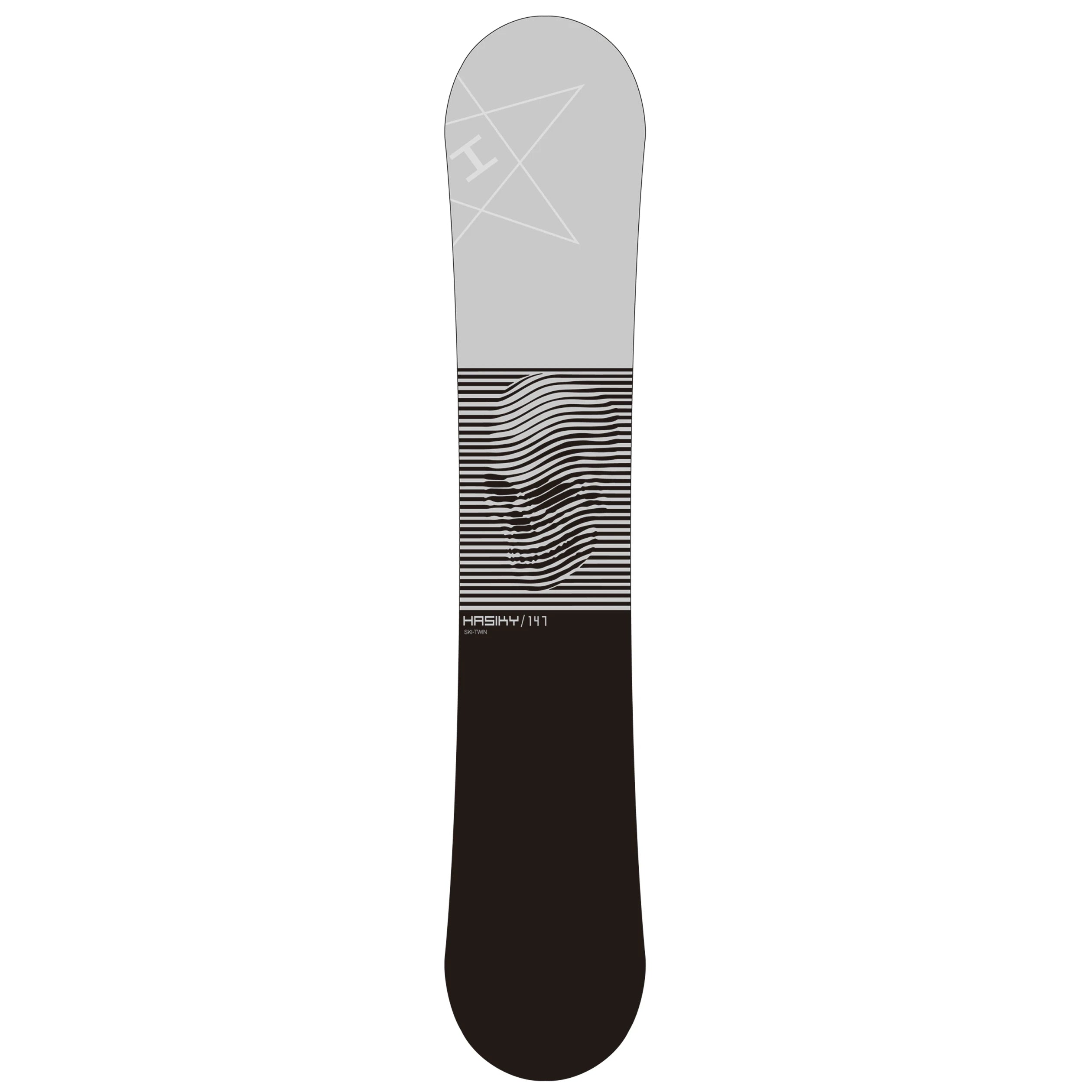 Flexible Poplar Wood  Full Cap Basic Snowboard for Adult