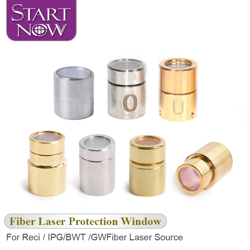 Startnow Original IPG RECI Fiber Laser QBH Output Protective Connector Lens Group Laser Lens Protective Cap for Laser Cut Head