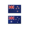 Wholesale Oceania Flag Australia New Zealand Morale Hook and Loop Badge Embroidery Patches