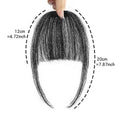 Natural Color Human Hair Air Bangs Clip Bangs Black Hair Pieces Daily Use for Women Hair Extension