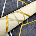 3D Geometric Abstract Line PVC Wallpapers Modern Gilded Waterproof Wall Paper for Living Room Bedroom Background Walls