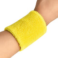 Hot Selling Custom logo Sporting Cotton Elastic Sweatband Sweat Band Wrist for Tennis Sport Basketball Golf Running