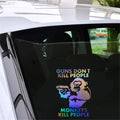 MONKEYS KILL PEOPLE Car Sticker Vinyl Decal Car Truck Bumper Window Laptop Sticker Decor Gift Die Cut Decals Laptop Window Glass
