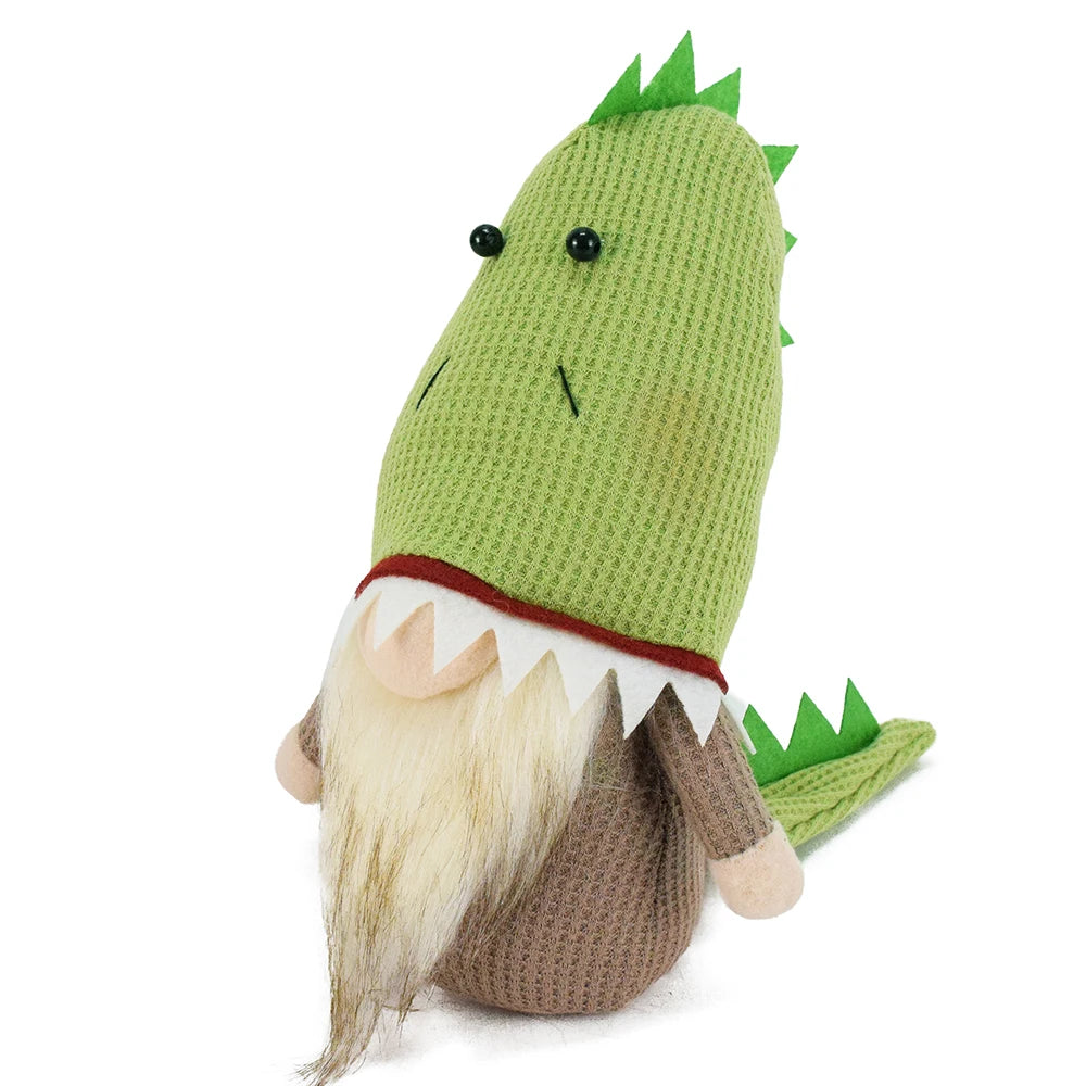 Novelty Christmas Home Decor Summer Boy Present Gonk Dwarf Stuffed T-REX Dinosaur Gnomes Gifts for Kid