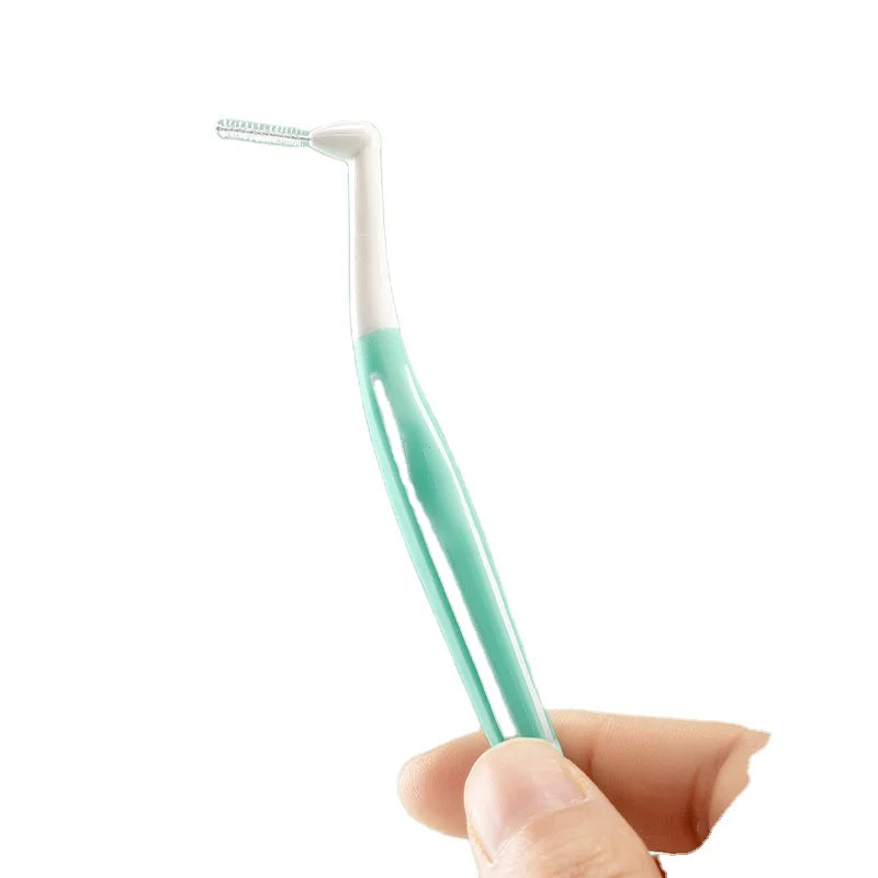 New Design Good Quality Orthodontic Strong Cleaning Power L -Shaped Interdental Brush
