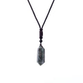 2026 Wholesale Gemstone Gold Filament Wound Crystal Jewelry Amethyst Crystal Double Point Pendant
