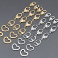 MA83 18K Gold Plated Copper Hooks Nickel Free Wholesale Jewelry Accessories for Making Clasp Bracelet Necklace 10pcs/Lot