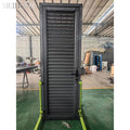 Aluminum Powder Coating Surface Color Custom Design Swing Open Hinged Well Ventilated Door