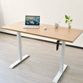 Factory Manual Lifting Computer Desk Height Adjustable Standing Desk Frame Hand Crank Sit Stand Desk
