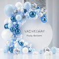 Hot Selling Blue Frozen Theme Party Balloon Arch Kit Decoration Girls Birthday Promotional Gift Balloons Arch Set