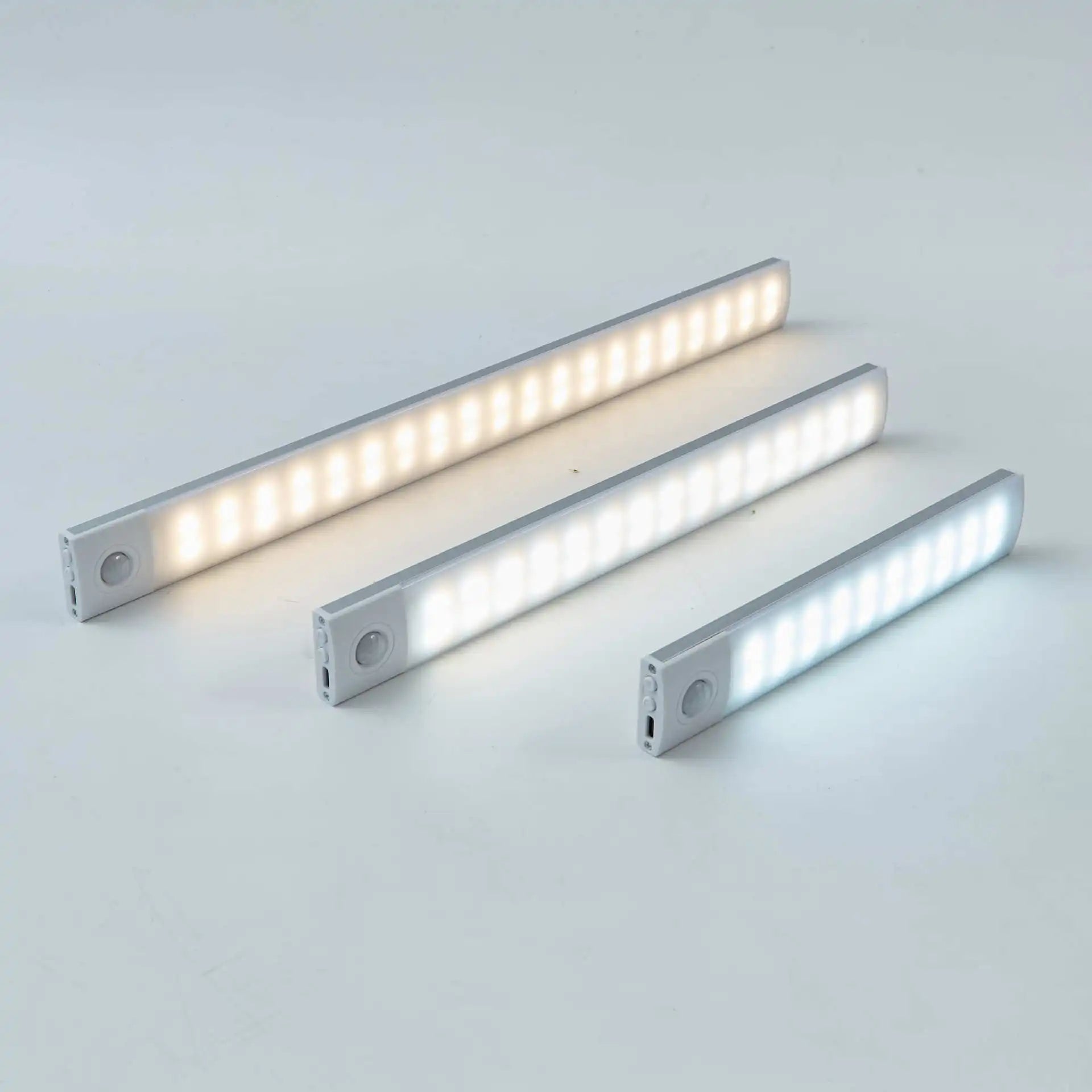 Motion Sensor Under Cabinet Lights 40 LED USB Rechargeable Battery Operated LED Closet Light Wireless Magnetic Dimmable