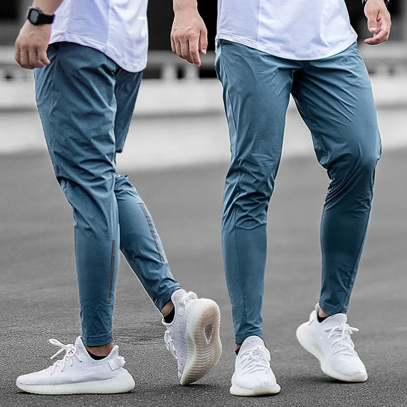 90% Nylon 10% Spandex 7 Colors Pants Custom Men Jogger Pants US XS-2XL Thigh Slimming Athletic Pants