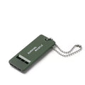 Outdoor Camping Plastic Flat Whistle for Emergency Safety Survival Portable Lifesaving Tool