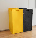 Hot Selling Large Capacity Multipurpose Collapsible Felt Laundry Basket New Design with Zipper Closure