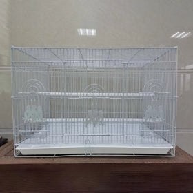 Traditional Iron Wire Large Mini Parrot Plastic Trays Hanging Italian Bird Cages for Parrots Bird