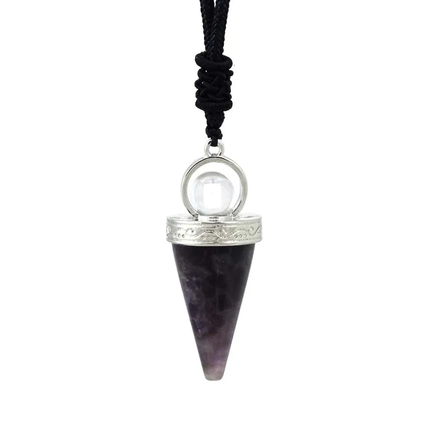 2025 Wholesale Crystal Healing Reiki Pendulum with Crystal Ball for Energy Generator Gift