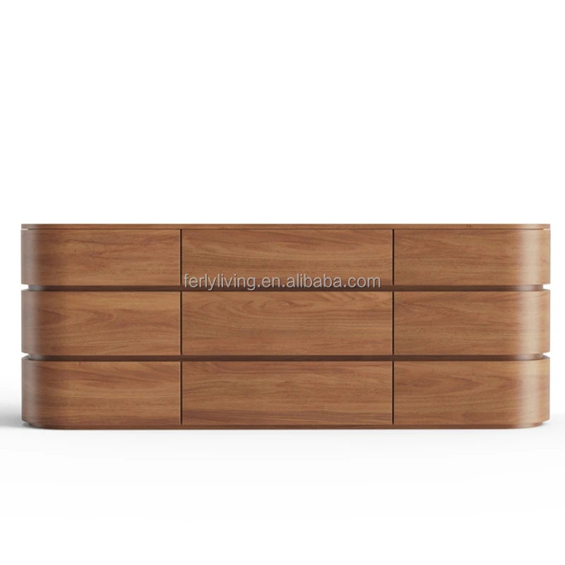 FERLY Furniture Bedroom Sets Modern Luxury Table With Drawers Modern Minimalist Solid Oak Dresser MegaBDM