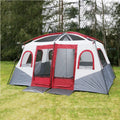 Tents Windproof Family Camping Tent Custom 4 8 12 Person Kamp Cadiri Tente Comping Outdoor Waterproof
