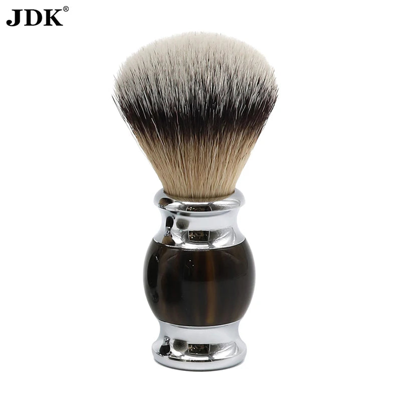 JDK High Quality Synthetic Hair Shaving Brush for Men Black Color Shave Brush Tool