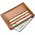 Pu Leather Fashion Men's Pocket Slim Mini RFID Small Card Credit Id Holder