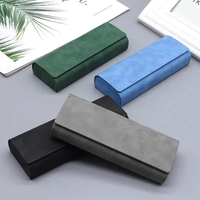 Factory Wholesale Premium PU Eyeglasses Case Magnetic Optical Glasses Case Custom Logo Eyewear Packing Box