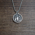 Sasquatch Bigfoot Necklace I Believe Mythology Science Fiction Jewelry Christmas Gift