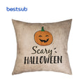 Wholesale Custom Sublimation Blanks Brown Leathaire Home Pillow Cover with Cartoon Pattern Stitching Waterproof & Dustproof