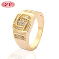Fashion Simple Band Jewelry Men Finger Rings High Quality Gold Championship Rings