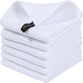Wholesale Waffle Kitchen Towels 100% Cotton Solid Color Towels Absorbent Water Honeycomb Set Dish Towels for Kitchen Use