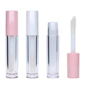 Big Applicator Brush Lip Gloss Bulk Cylinder New 2021 Unique Shiny Empty  Clear Crystal 5.8ml Pink Lip Gloss Tubes With Wands