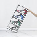 Custom showcase Sneaker Mens Slide Out Transparent clear Luxury Acrylic Shoe Display Box