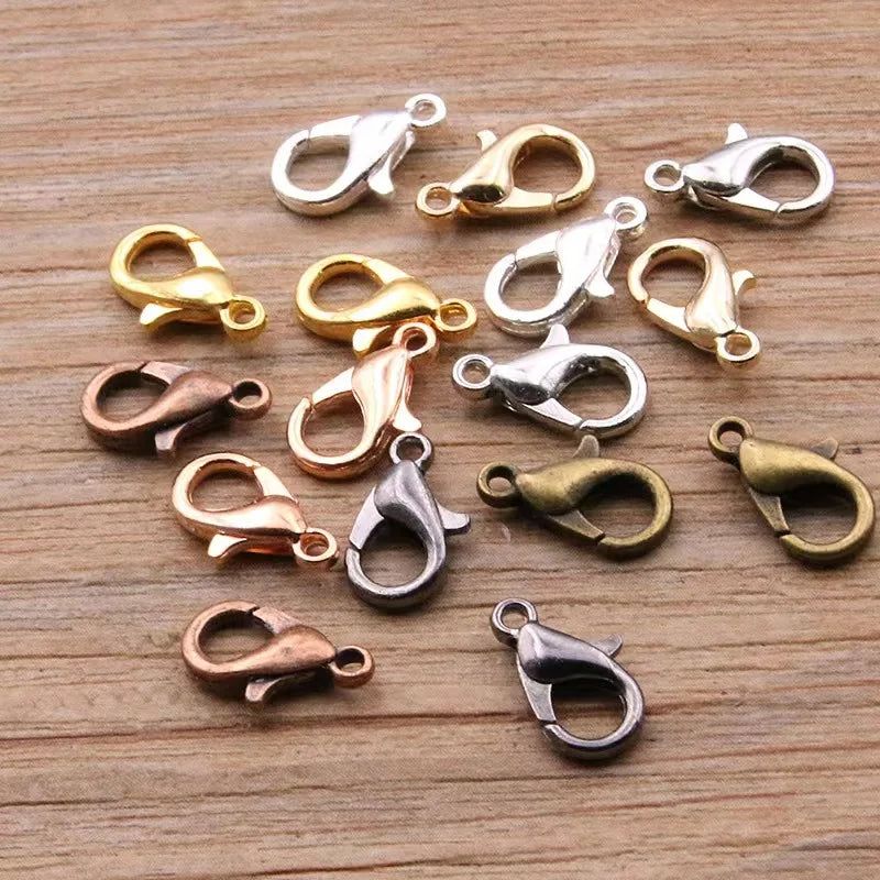 Lobster Hooks End Connector Clasps for Jewelry Making Findings