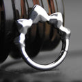 2025 Fashion Wholesale Custom G23 Titanium Daith Clicker Nose Rings Hoop Body Piercing Jewelry Septum Piercing Jewelry