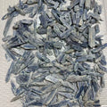 Wholesale Stones Tumbled Stones Bulk Natural Blue Kyanite Tumbled Stones Crystal Gravel for Healing