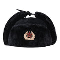 logo custom Waterproof Russian Soviet Hats Artificial Rabbit Fur Ushanka Winter Cold Weather Hat for Men With Soviet Red Star