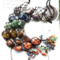 Wholesale Natural Crystals  Car Hanging Gift  Seven Chakras Tumbles Stone for Decoration
