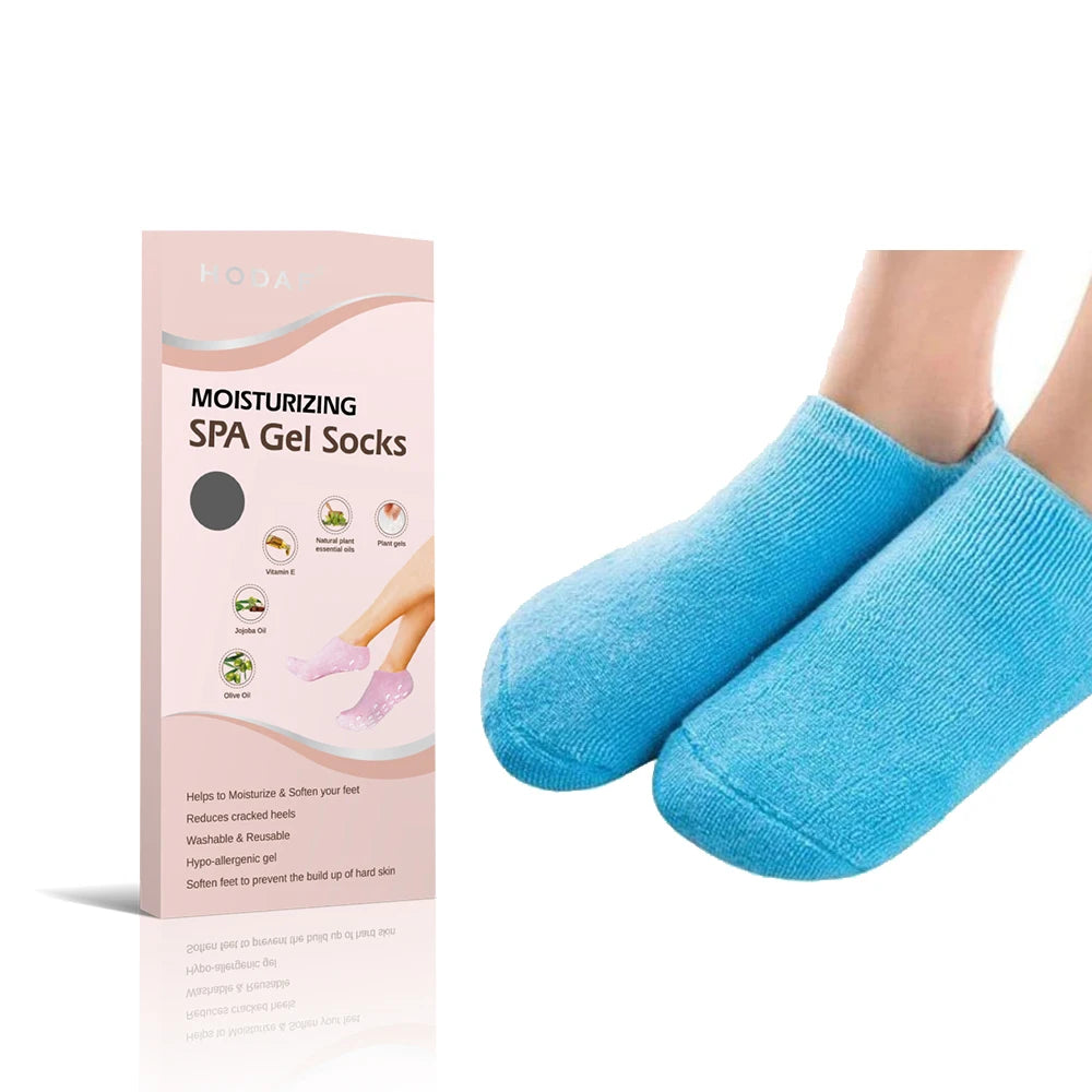 Customized Scented Moisturizing Foot Gel Sock for Repairing Dry Skin with Cooling Gel