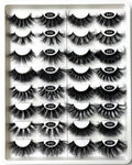 Wholesale Custom Packaging Private Label Full Strip Mink False Eyelashes 3D Fluffy Lashes Extensions Natural Look Luxury Touch