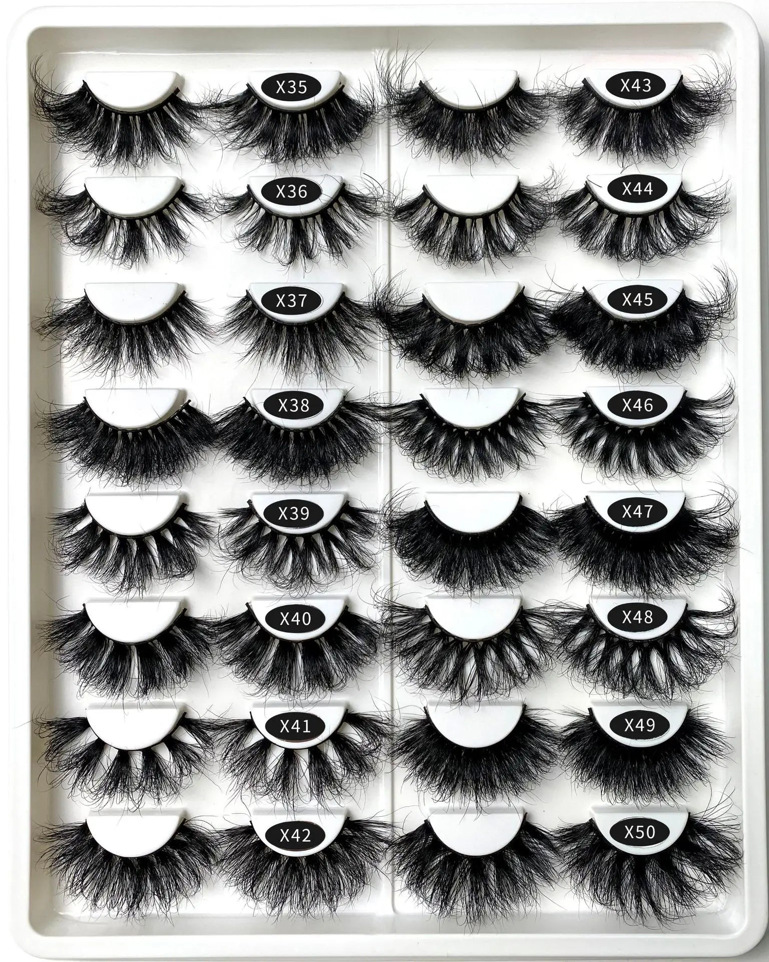Wholesale Custom Packaging Private Label Full Strip Mink False Eyelashes 3D Fluffy Lashes Extensions Natural Look Luxury Touch