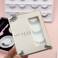 2026 Synthetic Hair Thinnest Band Custom Logo Clear Band Softer Reusable Handmade Vegan Eyelashes