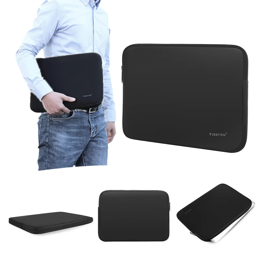 Multifunctional  Simple Laptop Bag 15.6 Inch Thickened Waterproof Durable Eco-friendly Fabric Daily Laptop Bags & Covers