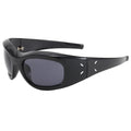 Superhot Eyewear 32661 Fashion 2023 Y2K Futuristic Wrap Around Rectangle Outdoor Sports Sunglasses