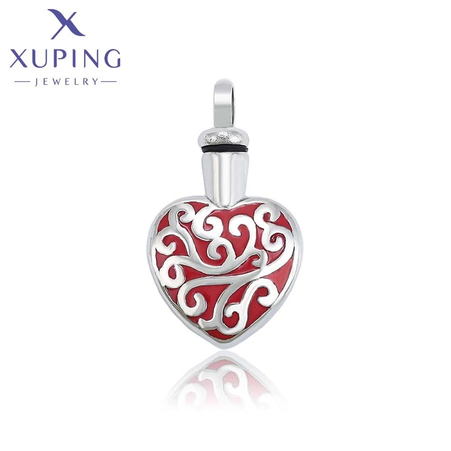 XUPING 35076 Love Design Texture Design New Style Elegant Stainless Steel Jewelry Drip Series Female Simple Fashion Pendant