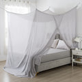 UrGarding Silver Fiber&cotton Emf/rf Shielding and Hf+lf Bed Mosquito Mesh Net Radiation protection Canopy for Single Bed