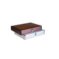 Table Tennis Bat Case Aluminium Case Suitable for 1 Bat and 3 Balls