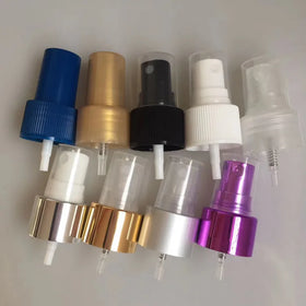 360 Degree Upside Down Atomizer Top Smooth Bottle Cap Black Body Color 18-410/ 20-410 / 24-410 24mm 28mm Fine Mist Spray Pump