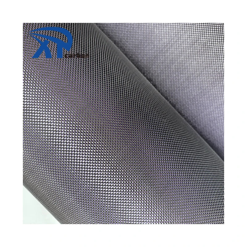 3k Silver Purple Plain  Factory Hot Sale Best Quality Carbon Fiber Fabric Hexagonal   Machine