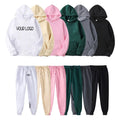 Sweatpants and Hoodie Set Clothing Manufacturers Blank Winter Hoodies Custom logo Embroider Plain Men Hoodies Unisex
